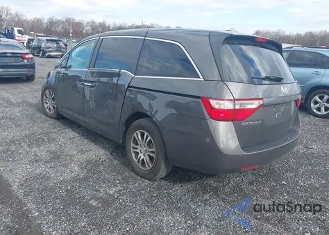 2013 Honda Odyssey Ex-L z USA, uszkodzony, nr VIN 5FNRL5H65DB091648